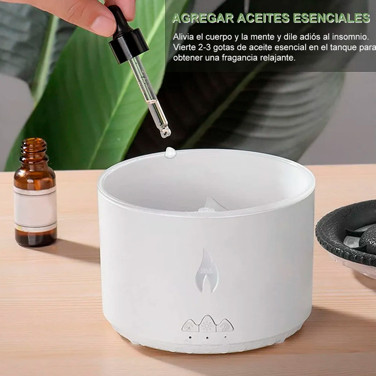 Volcano AromaMist Difusor Ultrasónico de Aromaterapia y Humidificador