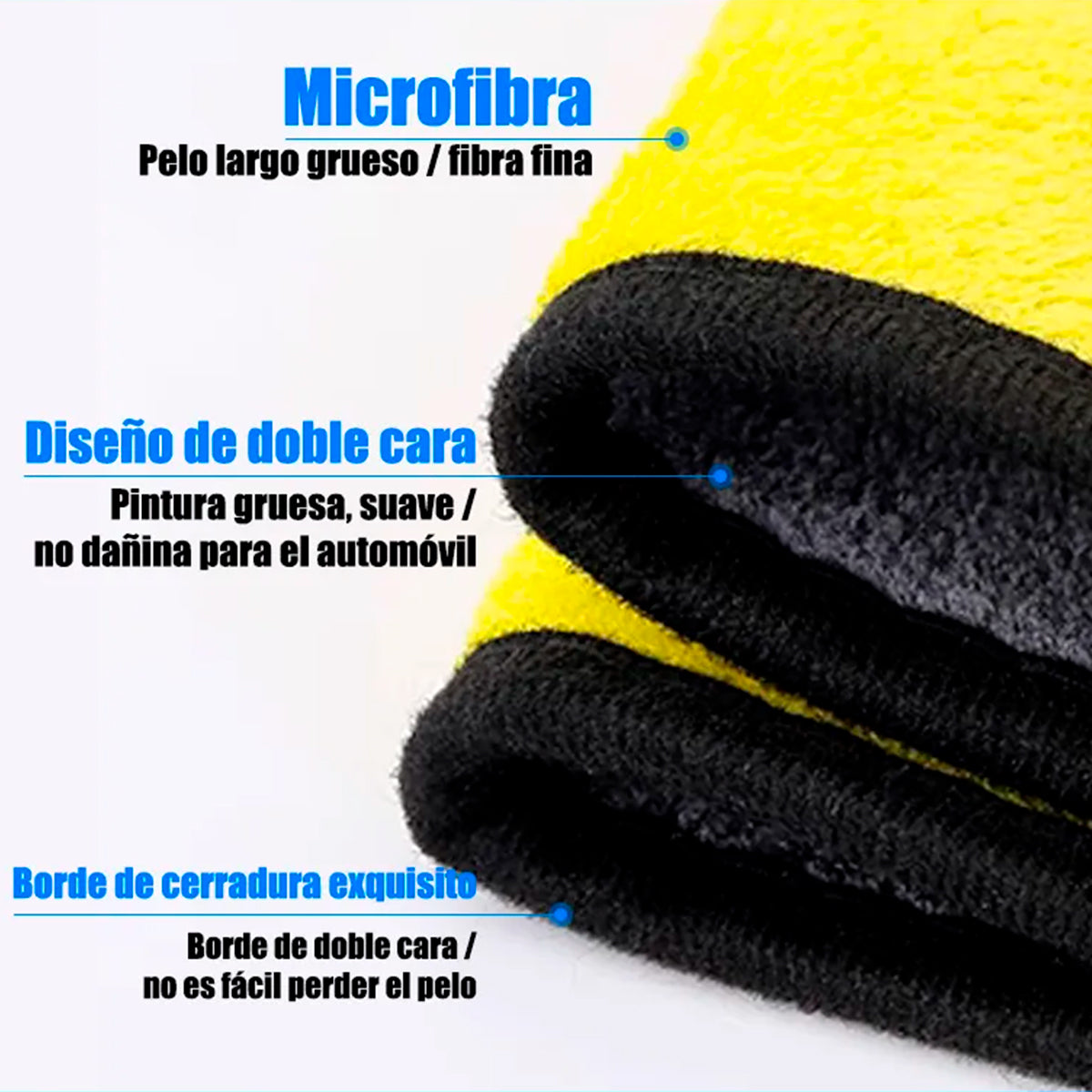 6 Paño Mágico Seco Con Toalla Superfina, 30*40cm