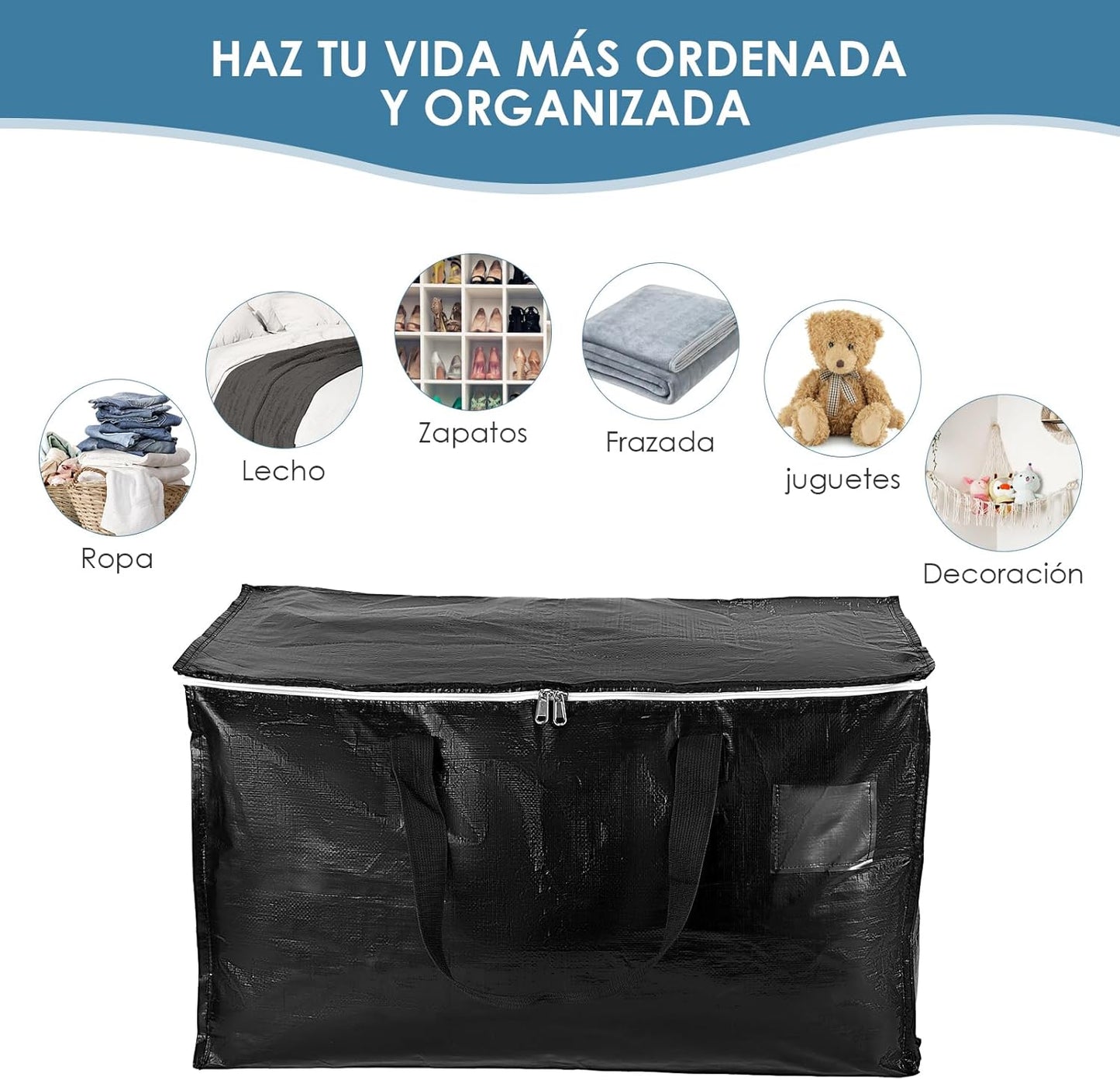 6 CajaFlex Bolsa Plegable de Gran Capacidad