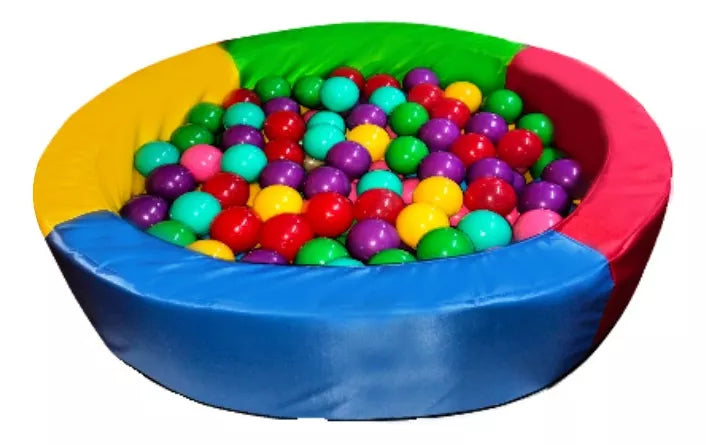 Alberca de Pelotas para Bebés con Canasta – Diversión y Estimulación Sensorial Segura