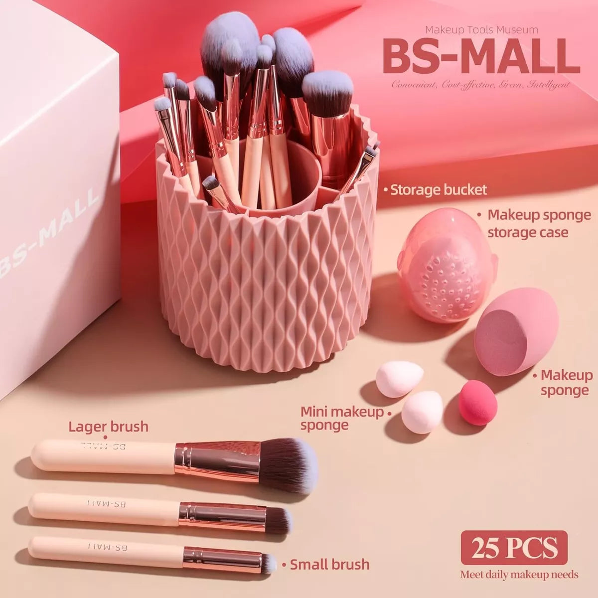 25 Brochas De Maquillaje Rosas