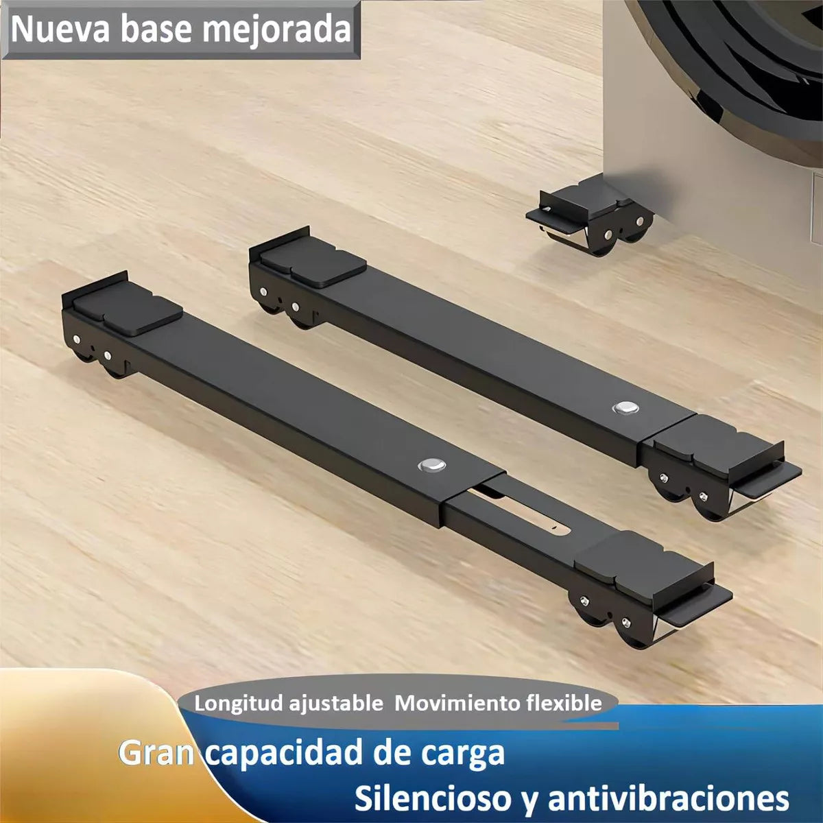 Ajustables Para Heladera Y Lavadora Con Ruedas De Móviles De Alta Resistencia Ruedas Para Muebles