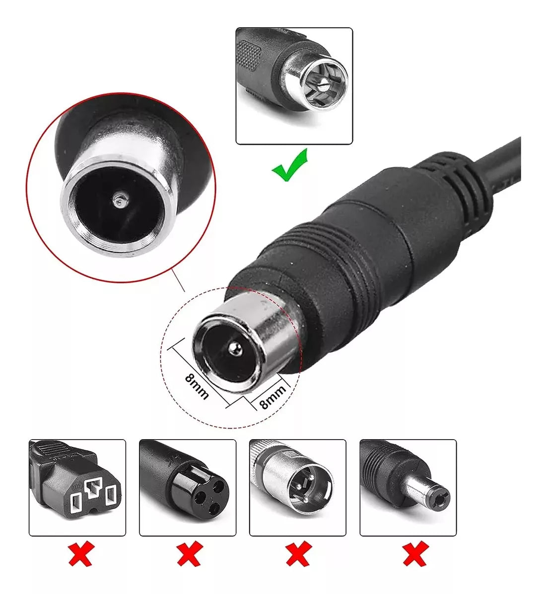Adaptador Xiaomi Monopatín Eléctrico M365 42v 2a