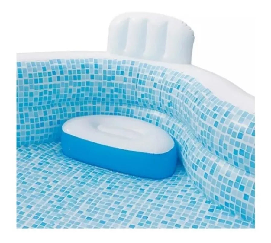 Alberca Inflable Familiar Summer Waves 305 x 279 x 60 cm – Diversión Refrescante para Toda la Familia