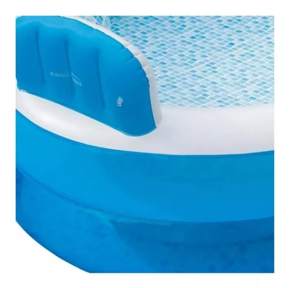Alberca Inflable Familiar Summer Waves 305 x 279 x 60 cm – Diversión Refrescante para Toda la Familia