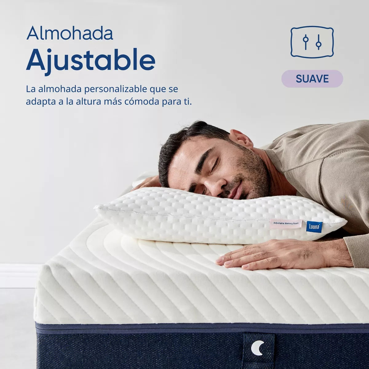 Almohada Ajustable Suave