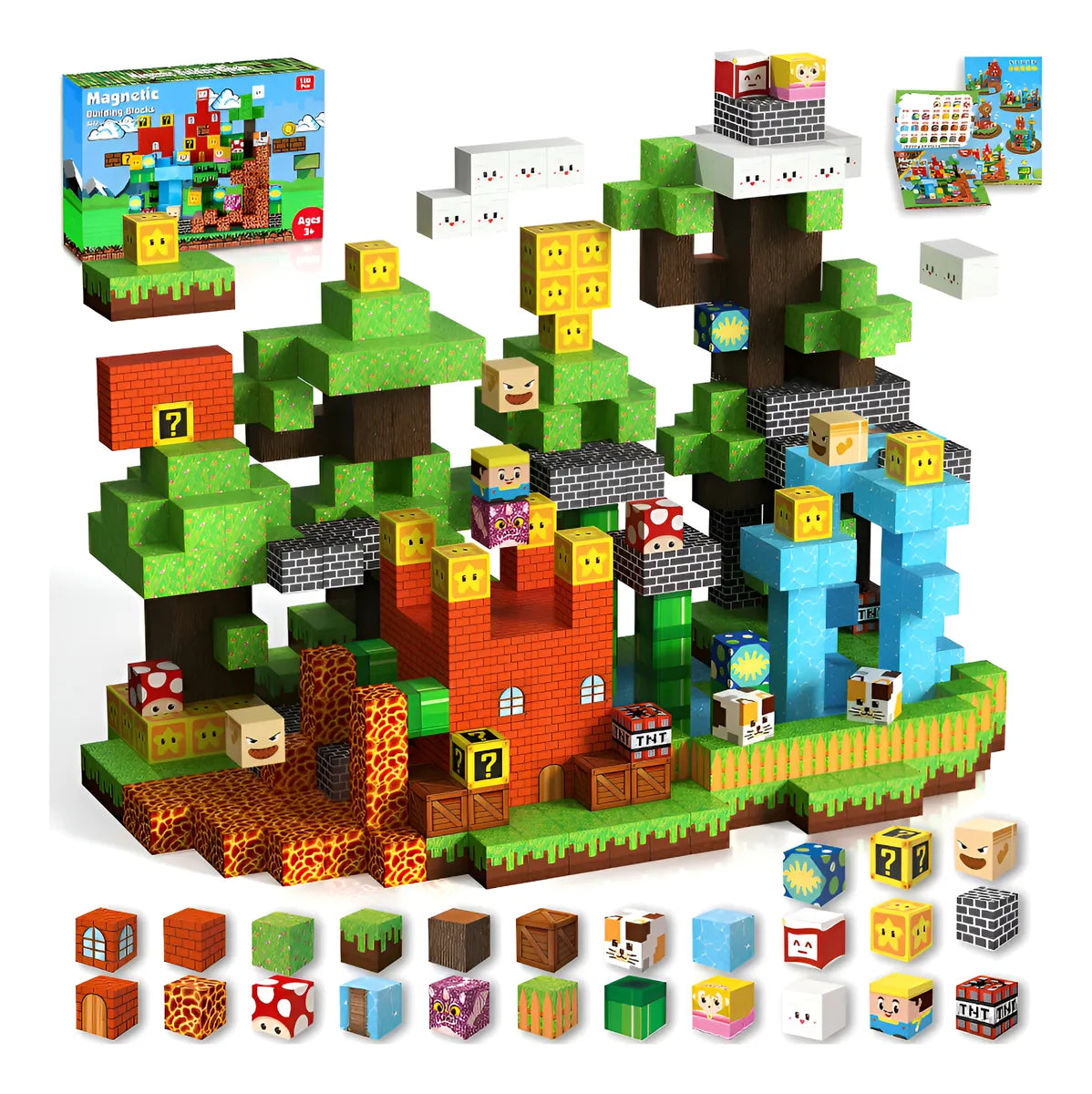 Set de Bloques de Construcción y Rompecabezas – Creatividad, Lógica y Diversión para Niños