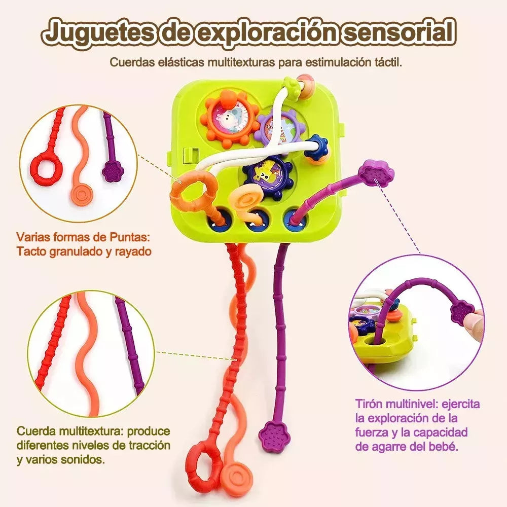 7 En 1 Juego De Enseñanza Para Bebés Con Cubo De Actividades