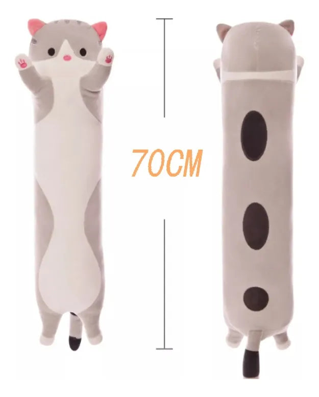 Almohada Gato 70 cm – Suave, Esponjosa y Perfecta para Abrazar