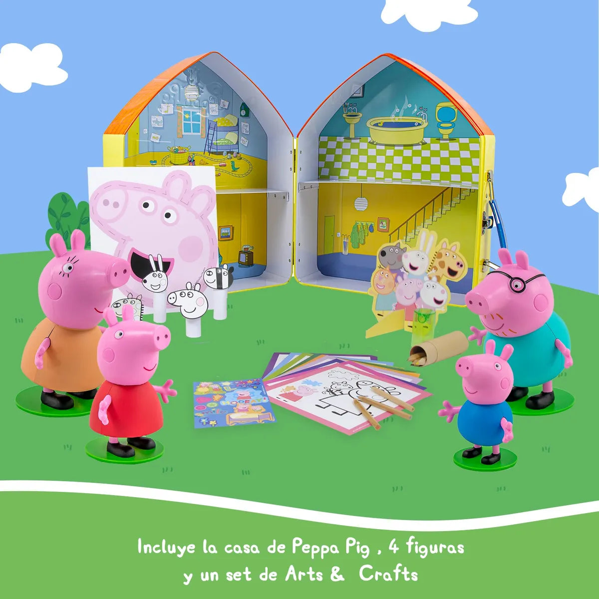 Set de 4 Figuras Peppa Pig – Juguete Didáctico y Coleccionable