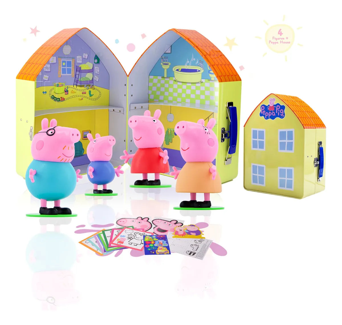 Set de 4 Figuras Peppa Pig – Juguete Didáctico y Coleccionable