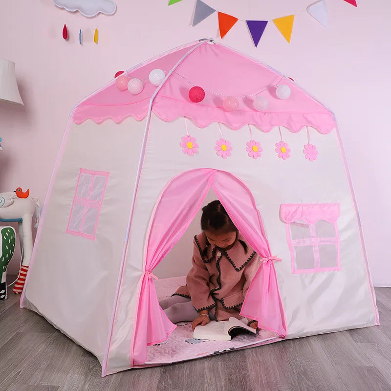 Casa Castillo de Princesa para Niñas – Tienda de Juego Interior