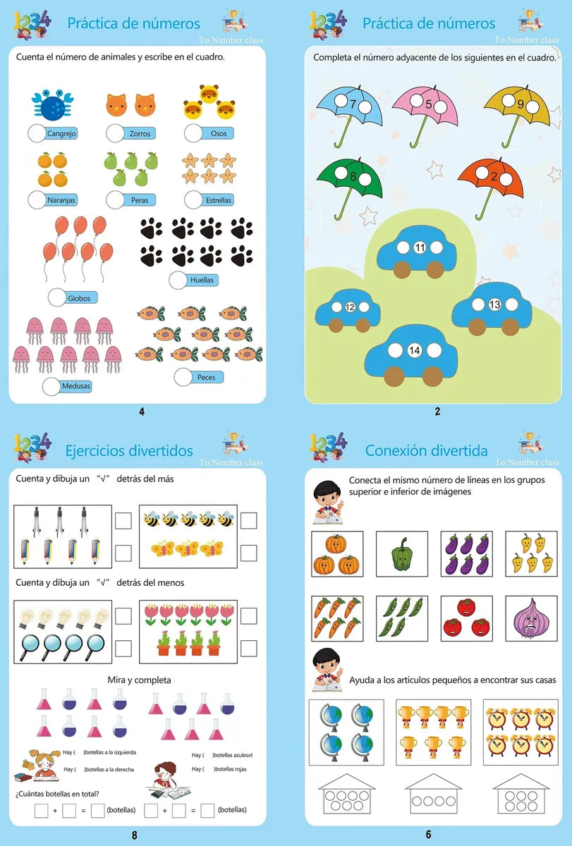 4 Cuadernos De Caligrafía Reutilizables Español+20 Repuestos