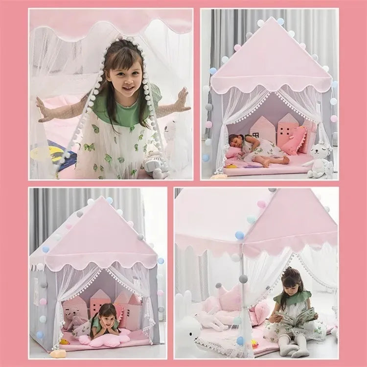 Casita Infantil Castillo de Princesa – Tienda de Juego para Niñas y Niños