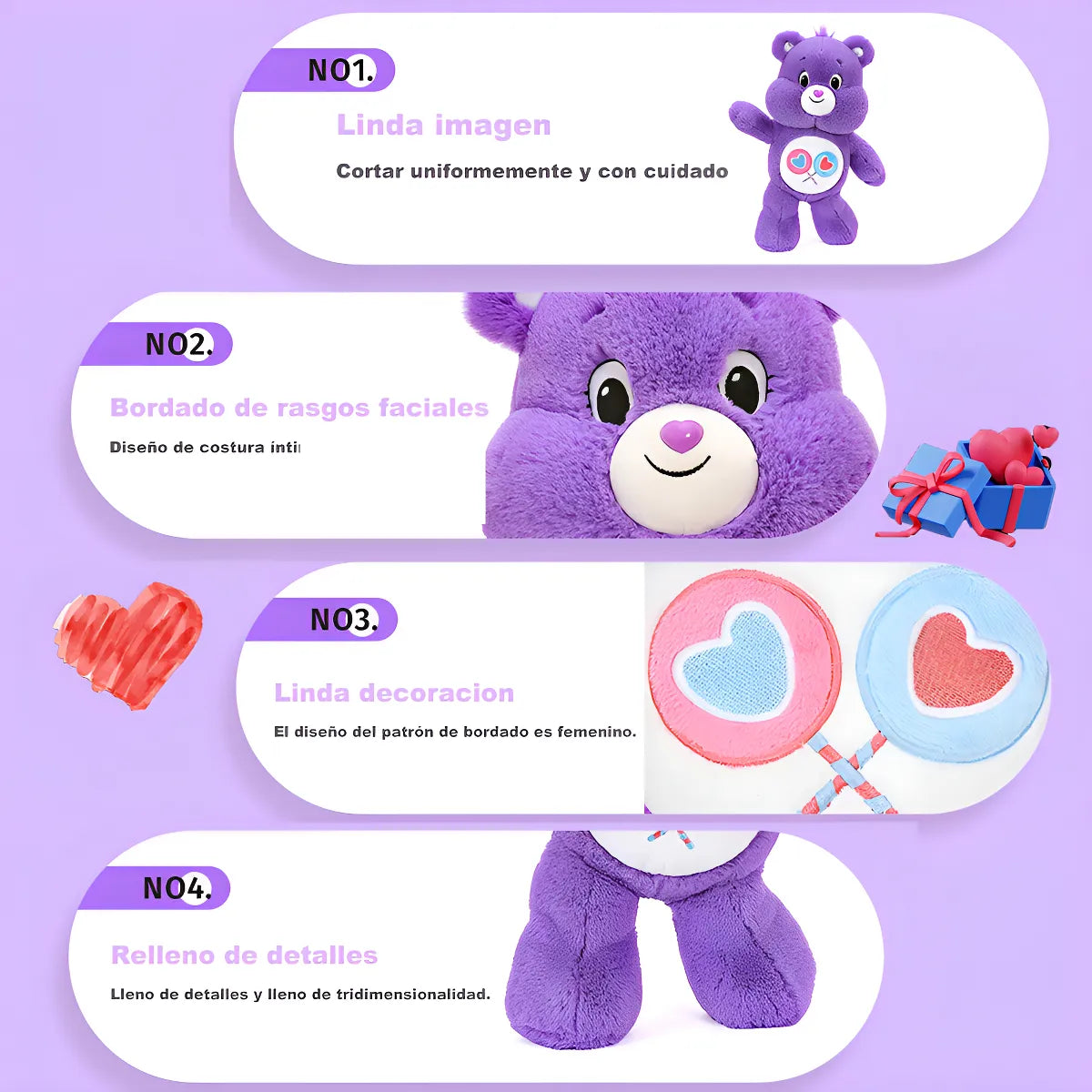 Osito Cariñosito 35 cm Original y Suave