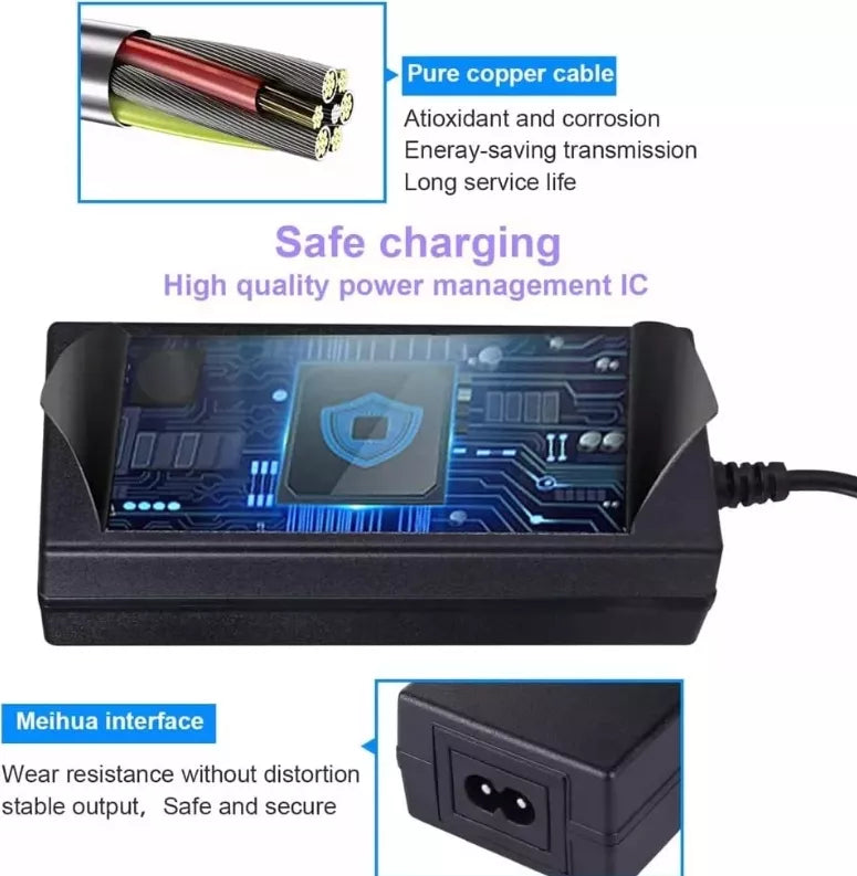 Adaptador Xiaomi Monopatín Eléctrico M365 42v 2a
