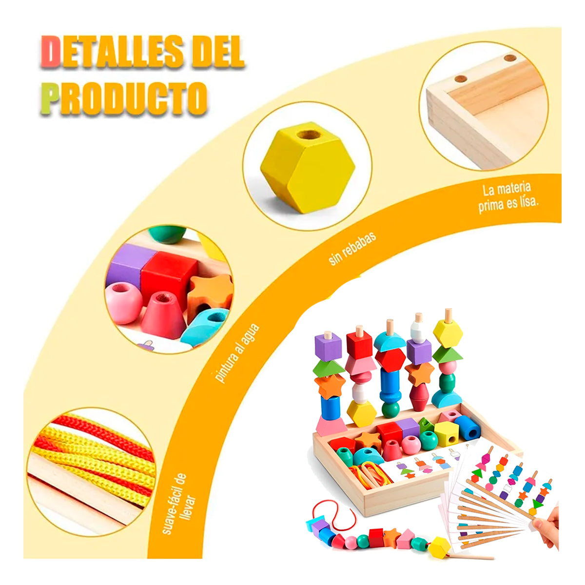 Juguete de Secuenciación de Cuentas – Aprendizaje y Diversión