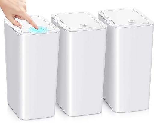 3 Botes EcoTidy 10L Blanco
