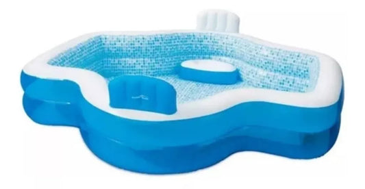 Alberca Inflable Familiar Summer Waves 305 x 279 x 60 cm – Diversión Refrescante para Toda la Familia