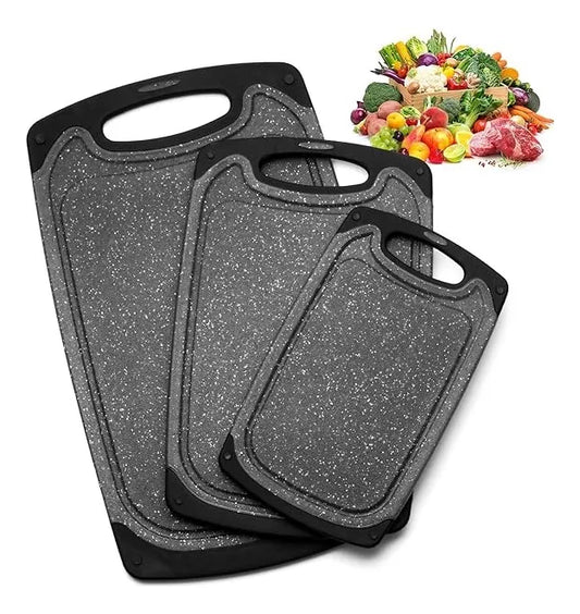 3 Piezas Tablas Para Picar De Cocina Mango Alimentos Asa