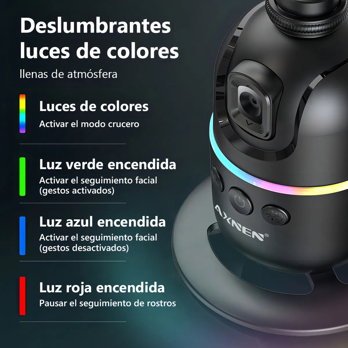 Gimbal Estabilizador de Celular con Seguimiento AI P03 – Plegable, Ligero y Recargable