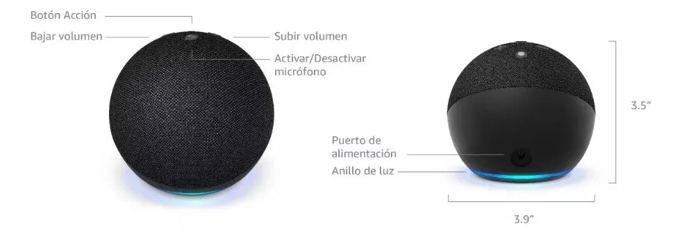 Amazon Echo Dot 5th Generacion Negro