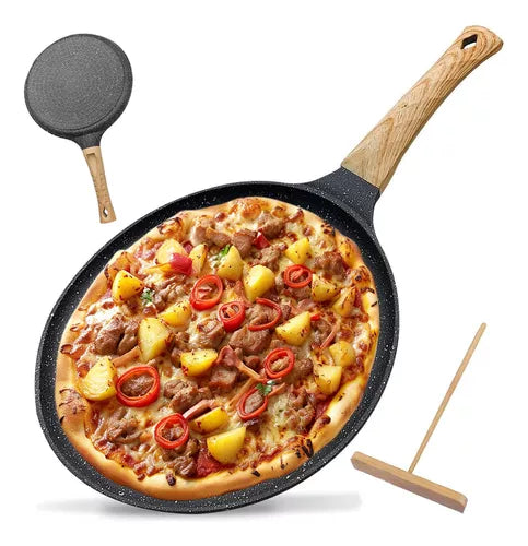 24cm Sartén Antiadherente Cocina Crepera Con Revestimiento