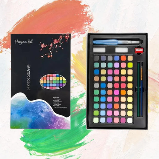 Acuarelas Profesionales Lonk – Kit Completo de 60 Colores para Artistas