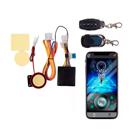 Alarma Antirrobo para Moto con Encendido a Distancia y Control Remoto